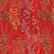 Ткань Жаккард/парча китай.домики, арт. 702 фотография