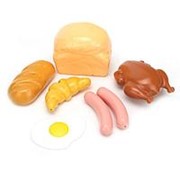 Набор Продукты (хлеб, батон, круассан, яичница, курица, сосиски) Совтехстром арт. У549 фото