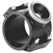 Седелка ПЭ, D= 75 мм, Резьба(дюйм): 1/2“, Соединение: резьбовая фото