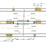 Разработка проектов по организации дорожного движения на период прокладки инженерных сетей (с частичным перекрытием проезжей части).