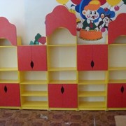 Шкафчики для детских садов, яслей, изготовление, под заказ фото