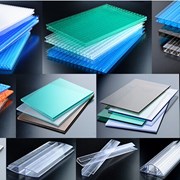 Сотовый поликарбонат от 4 до 10 мм цветной и прозрачный , Тепличный для беседок и навесов. Доставка по всей области. 2 УФ защита № 1375-13-6 фото