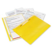 Папка-скоросшиватель Bantex с прозрачным верхним листом, А4, желтая фотография