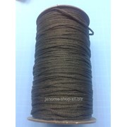 Шнур полиамидный плетеный - черный фотография