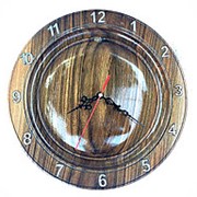 Часы резные "Массив" ⌀ 35 см