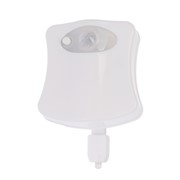 Светильник для туалета с датчиком движ., RGB, 3 Вт, IP68, от бат. 3*AAA, белый фото