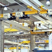 Кран мостовой однобалочный подвесной , грузоподъемность до 10.000 кг. ширина пролета до 20 м., высота подъёма до 72 м, пр-во STAHLCraneSystems (Германия)