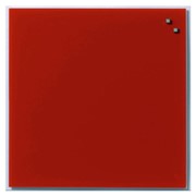 Стеклянная магнитно-маркерная доска Naga 45×45 красная) 10720)