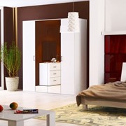 Рома/Roma Спальня, MiroMark, глянець білий, RM-600-WB фото