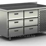 Стол холодильный / морозильный Cryspi серия 600 с узкими ящиками СШН-6,0-1400 фото