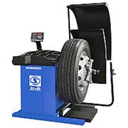 TRUCKER Standard_S_blue СБМП-200 Ст (адаптеры SIVIK) Балансировочный стенд для колес грузовых автомобилей полуавтоматический фото