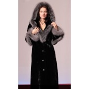 Пальто с натуральным мехом “Маргарет“ фотография