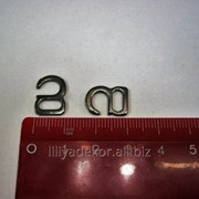 Пряжка-скоба для босоножек 5 мм темный никель