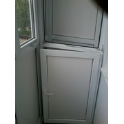 Установка шкафчиков из ПВХ любой сложности, размеров (балконы, лоджии, прочее.) фото