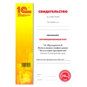 Сертифицированный курс 1С:Предприятие 8. Использование конфигурации Бухгалтерия предприятия (пользовательские режимы) фото