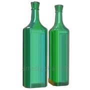 Бутылка стеклянная Шинок 0.75 л зеленого цвета фотография