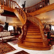 Эксклюзивные деревянные лестницы. фото
