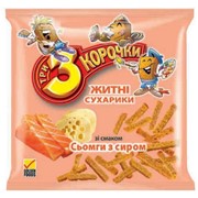 Сухарики три корочки сьомга с сыром