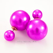 Серьги - шарики ''Dior'' (розовые) 216552(35) фотография