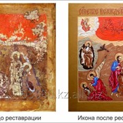 Реставрация картин, икон, антиквариата, резной мебели фото