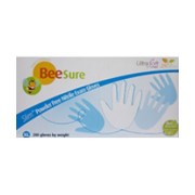 Смотровые перчатки BeeSure неопудренные NITRILE