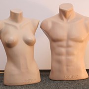 Манекен торс для одежды (мужской, женский) фото