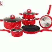 Набор посуды Royalty Line, 10 предметов RL-FM10L Red