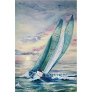 Картина Маслом Рассвет фото