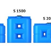 Емкость пластиковая S 1500 л под плотность до 1.5 г/см³ синяя фото