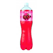 Напиток с соком и витаминами “Ирбис“ “Вишнёво-клюквенный аромат“, газированный, 1,5 л., ПЭТ (6 шт. в упаковке) фото