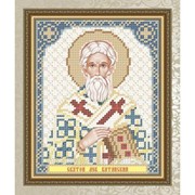 Рисунок на ткани для вышивания бисером “ Святой Лев Катанский“ VIA5118 фотография