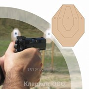 Мишени IPSC из гофрокартона для практической стрельбы фотография