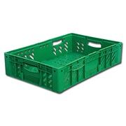 Ящик пластиковый для овощей зеленый 600*400*140