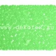 Spa-коврик для ванной Aqua-Prime 35*70см Pebble & Shell зеленый фото