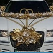 Золотое солнце, свадебное украшение автомобиля, Крым.