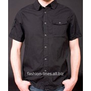 Стильная мужская рубашка Affliction Granite с аппликацией и вышивкой на спине фото