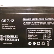 Аккумуляторная батарея/аккумулятор General Security GS 7-12