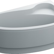 Ванна акриловая асимметричная Swan Gloria 160х90х45 + панель фото