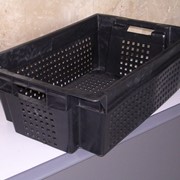 Ящик овощной (600x400x200мм) черный