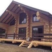 Установка деревянных домов фото
