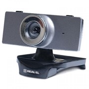 Веб-камера REAL-EL FC-140, grey фото