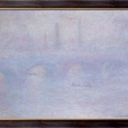 Картина Мост Ватерлоо. Эффект тумана, Моне, Клод фотография