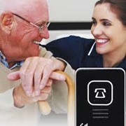 Программа Активная - для активных и энергичных пожилых людей. Медицинская сигнализация для пожилых людей (Medical Alert/Alarm). Мобильный телефон с «тревожной» кнопкой SOS Just5.