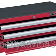 Ящик инструментальный, 3 ящика, красный KING TONY 87421-3B фотография