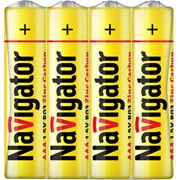 Элемент питания солевой 94 757 NBT-NS-R03-SH4 (шринка 4 шт) Navigator 94757 фото