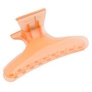 Зажим для волос пластиковый Бабочка ZB-2, 8см (01 Оранжевый) EVABOND фотография