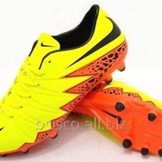 Футбольные бутсы Nike Hypervenom Phelon II FG Yellow/Black/Orange фото