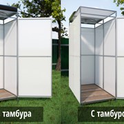Душ Агро для дачи. Для дачи с тамбуром и без. Бак от 55 до 200 литров с подогревом и без Доставка. код товара 1532-03 фото