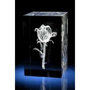 Сувенирный кристалл Роза фото