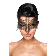 Золотистая карнавальная маска Шератан фото